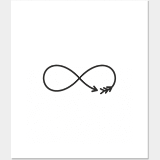 Infinity Symbol Arrow Gift Love Posters and Art